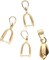 The Beadsmith Basic Elements Leverbacks – Gold Plated – 10mm x 15mm – 6 Pieces (3 Pairs) – Earring Hooks Findings – Jewelry Components for Making Dangle and Drop Earrings